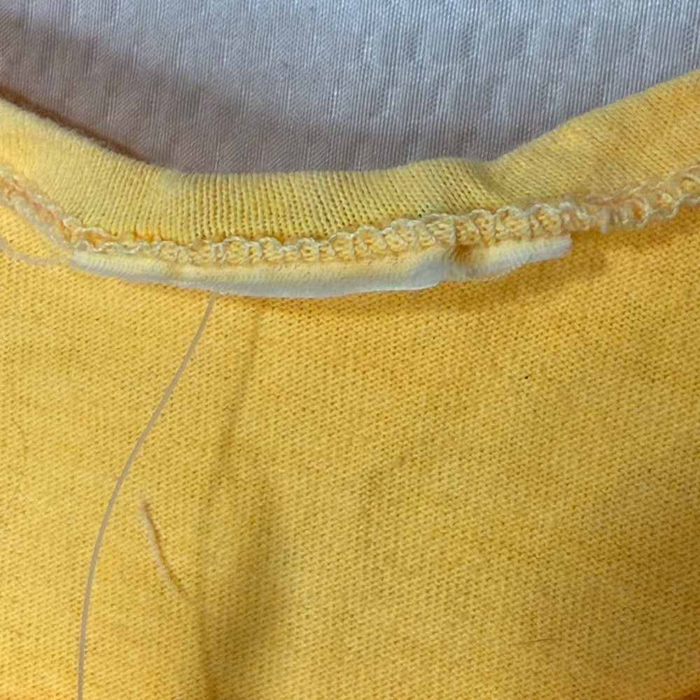 Vintage Fresh Produce Yellow Tank Top and Short Set with Colorful Fish Design - Picture 7 of 12